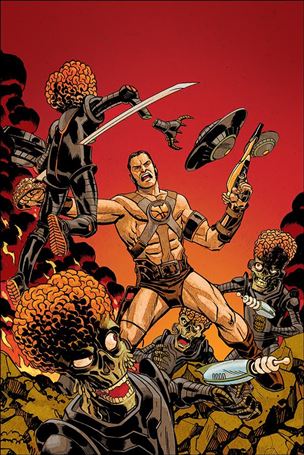 Warlord of Mars Attacks issue 1-G Dave Johnson 1:30 Virgin Cover