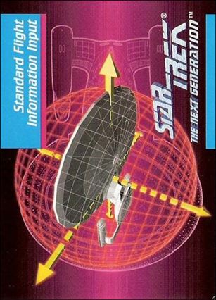 Star Trek: The Next Generation - Inaugural Edition (Base Set) card 96 Standard Flight Information Input