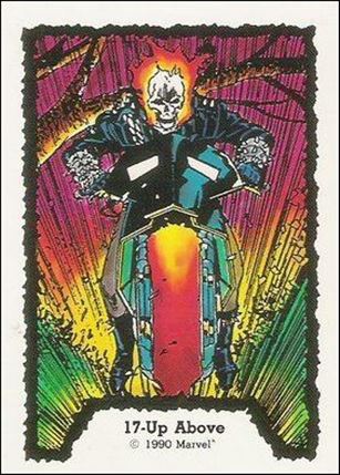Ghost Rider (Base Set)  card 17 Up Above