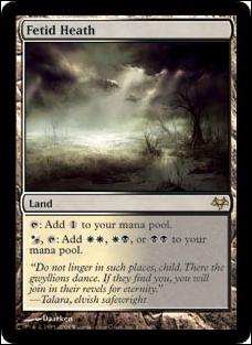 Magic the Gathering: Eventide (Base Set) card 176 Fetid Heath