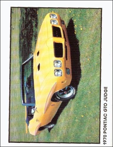 Muscle Cars (Base Set) card 25 1970 Pontiac GTO Judge