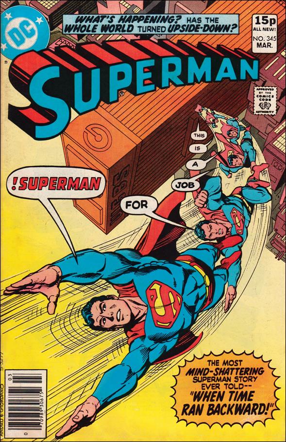 Superman (1939) issue 345-C UK Price Cover