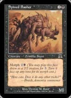 Magic the Gathering: Onslaught (Base Set) card 172 Spined Basher