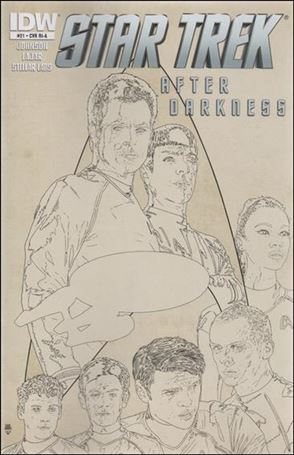 Star Trek (2011) issue 21-B Tim Bradstreet 1:10 Sketch Cover