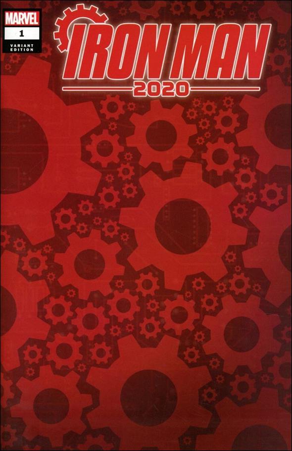 Iron Man 2020 (2020) issue 1-K Jeff Suter 1:200 Gear Design Wraparound Cover