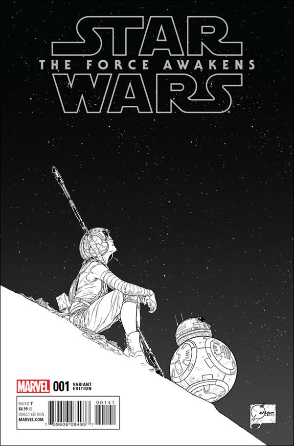 Star Wars: The Force Awakens Adaptation issue 1-H Joe Quesada 1:300 Sketch Cover