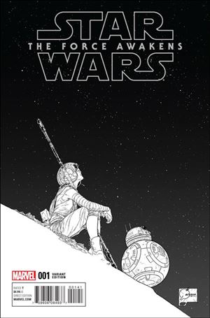 Star Wars: The Force Awakens Adaptation issue 1-H Joe Quesada 1:300 Sketch Cover