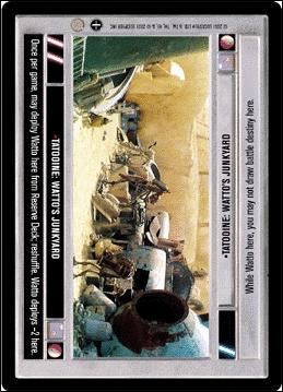 Star Wars: Coruscant Limited (Base Set) card 78 Tatooine: Watto's Junkyard