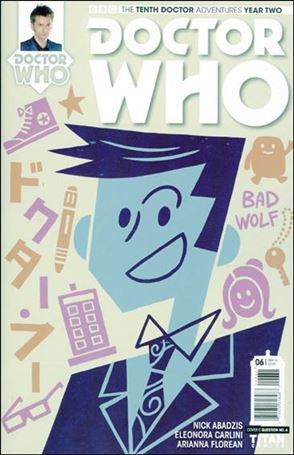Doctor Who: The Tenth Doctor Year Two issue 6-C Question No. 6 Cover