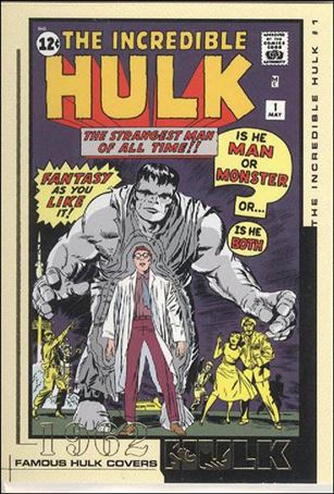 Hulk Film and Comic Cards (Famous Hulk Covers Subset) card FC01 The Incredible Hulk Cover #1 - 1962