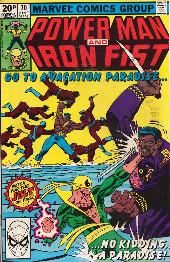 Power Man and Iron Fist (1978) issue 70-B UK Price Cover