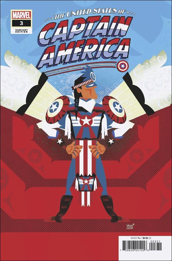 United States of Captain America issue 3-C Jeffrey Veregge 1:25 Cover