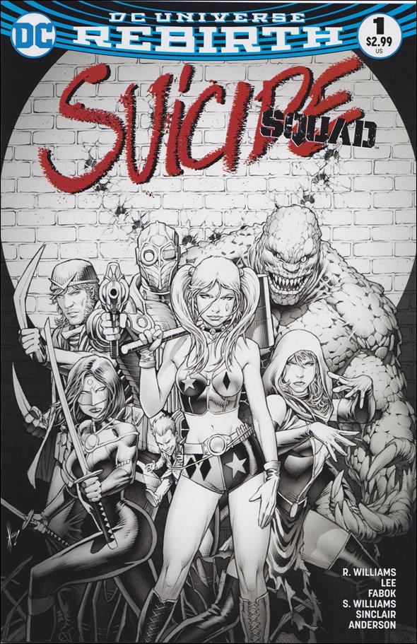 Suicide Squad (2016)  issue 1-N Dale Keown buymetoys.com B/W Cover