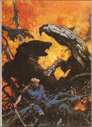 Frazetta (Base Set) card 33 Gulliver of Mars