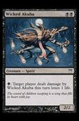 Magic the Gathering: Champions of Kamigawa (Base Set) card 150 Wicked Akuba