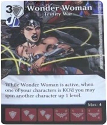 DC Comics Dice Masters Justice League  card TW5 Wonder Woman: Trinity War