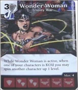 DC Comics Dice Masters Justice League  card TW5 Wonder Woman: Trinity War