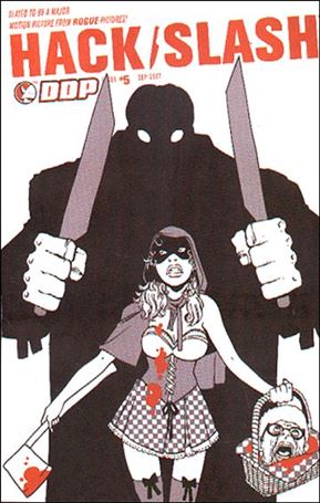 Hack/Slash: The Series issue 5-C Tim Seeley Black, White and Red Cover