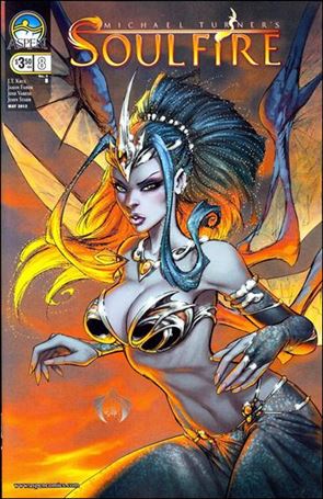 Michael Turner's Soulfire (2011) issue 8-B Joe Benitez Cover