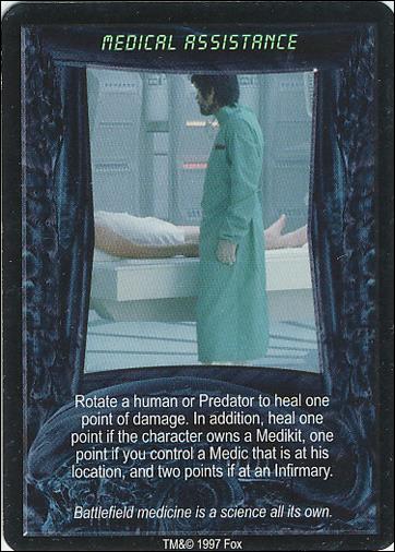 Aliens/Predator (Base Set) card 226 Medical Assistance