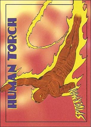 Spider-Man 1997 (Base Set) card 10 Human Torch