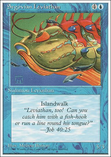 Magic the Gathering: 4th Edition (Base Set) card 99 Segovian Leviathan