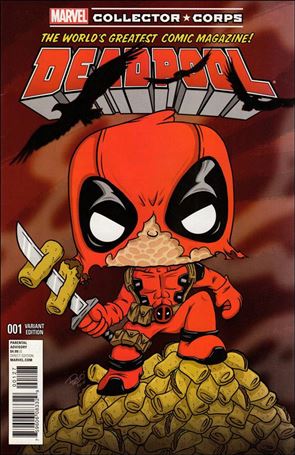 Deadpool (2016) issue 1-U Unbagged Marvel Collector Corps Cover