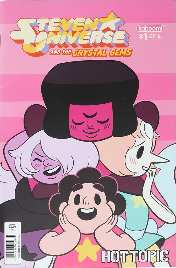 Steven Universe and the Crystal Gems issue 1-G Unbagged Sam Davies Hot Topic Cover