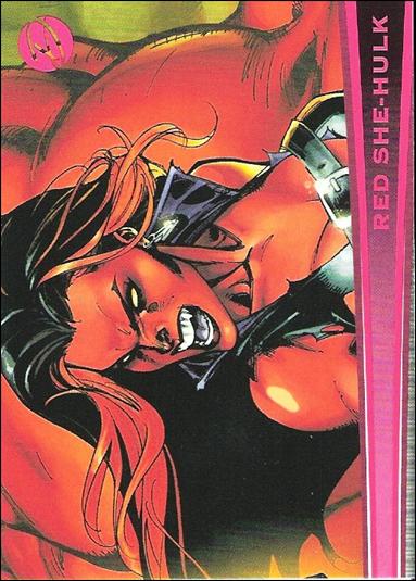 Marvel Dangerous Divas (Base Set) card 21 Red She-Hulk