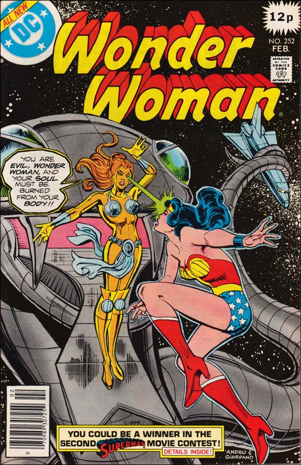 Wonder Woman (1942) issue 252-C UK Price Cover