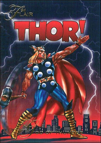 Marvel Annual Flair '94 (Base Set) card 4 God of Thunder