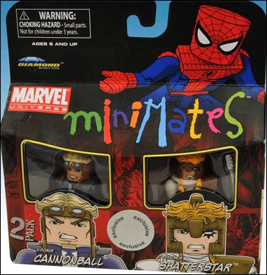Marvel Minimates (Exclusives) figure 64 "X-Force" Cannonball and "X-Force" Shatterstar