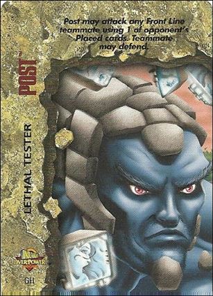 Marvel Overpower (Onslaught Expansion Set) card nn19 Post: Lethal Tester