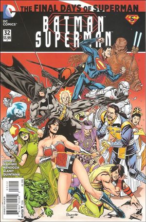 Batman/Superman (2013) issue 32-B Red Cover (Second Print)