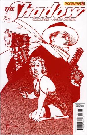 Shadow (2012) issue 6-E Howard Chaykin Blood Red Cover