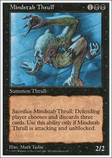 Magic the Gathering: 5th Edition (Base Set) card 178 Mindstab Thrull