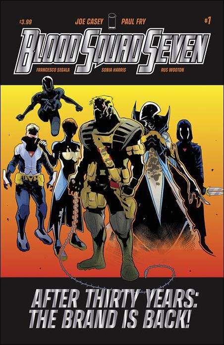Blood Squad Seven issue 1-E Paul Fry Foil 1:50 Cover