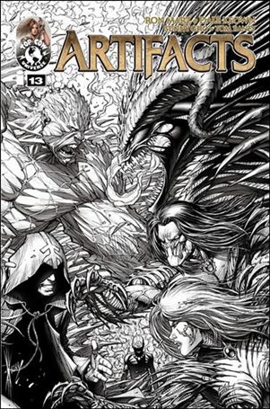 Artifacts (2010) issue 13-D Dale Keown 1:50 B&W Cover