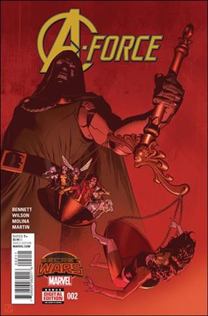 A-Force (2015) issue 2 Jorge Molina Cover