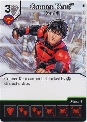 DC Comics Dice Masters Batman card 51 Conner Kent: Kon-El