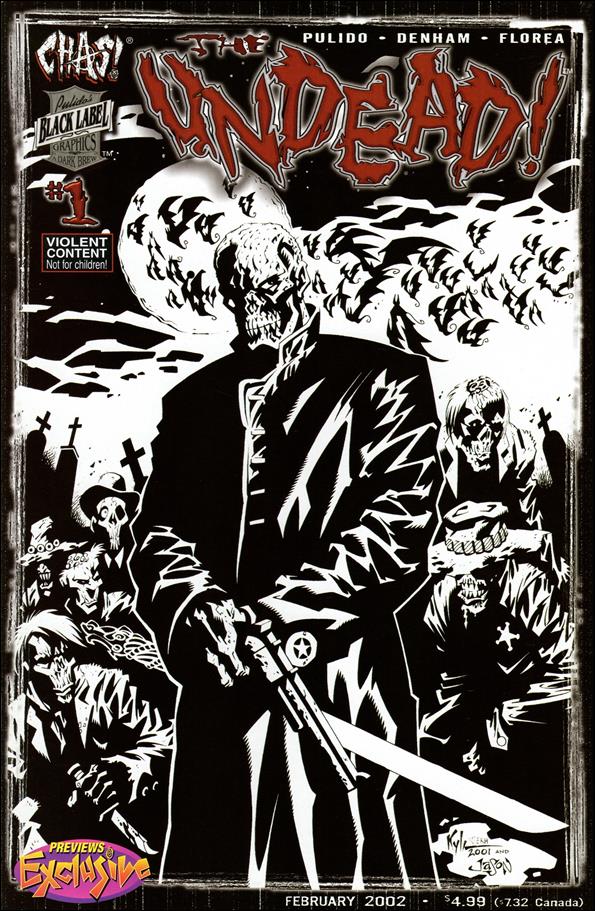 Undead issue 1-B Previews Cover