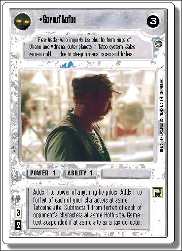 Star Wars: A New Hope Revised (Base Set) card 86 Garouf Lafoe