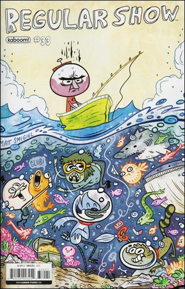 Regular Show issue 33-B Matthew Smigiel Subscription Cover