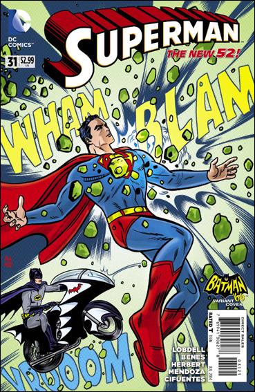 Superman (2011) issue 31-B Michael Allred 1:25 Batman '66 Cover
