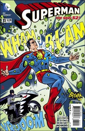 Superman (2011) issue 31-B Michael Allred 1:25 Batman '66 Cover
