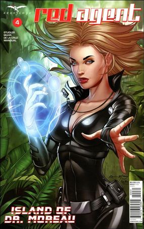 Red Agent: Island of Dr. Moreau issue 4-C Kevin McCoy Cover