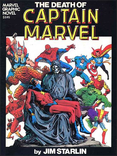 Marvel Graphic Novel issue 1 Death of Captain Marvel