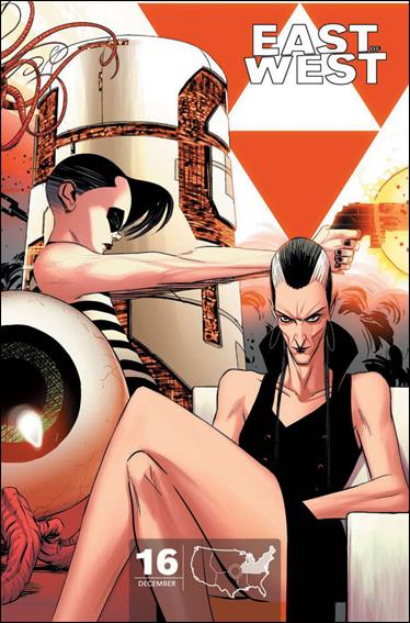East of West issue 16-H Nick Dragotta Interconnecting Cover (The Union)