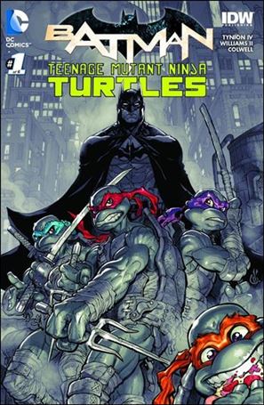 Batman/Teenage Mutant Ninja Turtles issue 1-MH Carlos D'Anda Comickaze Black & White Cover