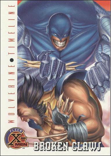 1996 Fleer X-Men International (Base Set) card 88 Broken Claws